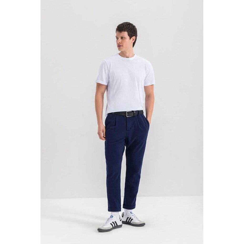 Calça masculina em piquet Essendi