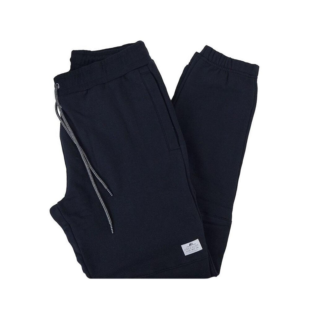 Calça Masculina Freesurf Nice Moletom Peluciada Preta - 1108