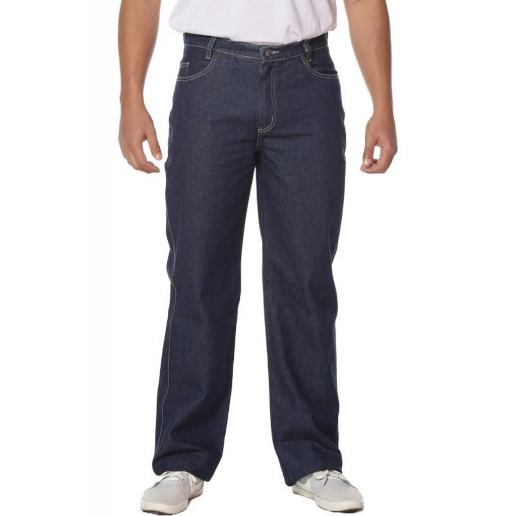 Calça Masculina Jeans em Brim 100% Algodão