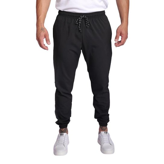 Calça Masculina Jogger Treino Academia Casual Esportiva Tactel Treino 3 Bolsos - Preto é ruim? Calça Masculina Jogger Treino Academia Casual Esportiva Tactel Treino 3 Bolsos - Preto é boa?