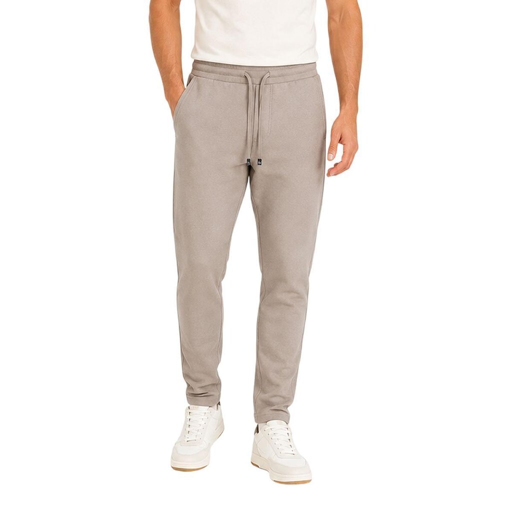 Calça Masculina Lado Avesso Moletom Bege Cáqui - LH22