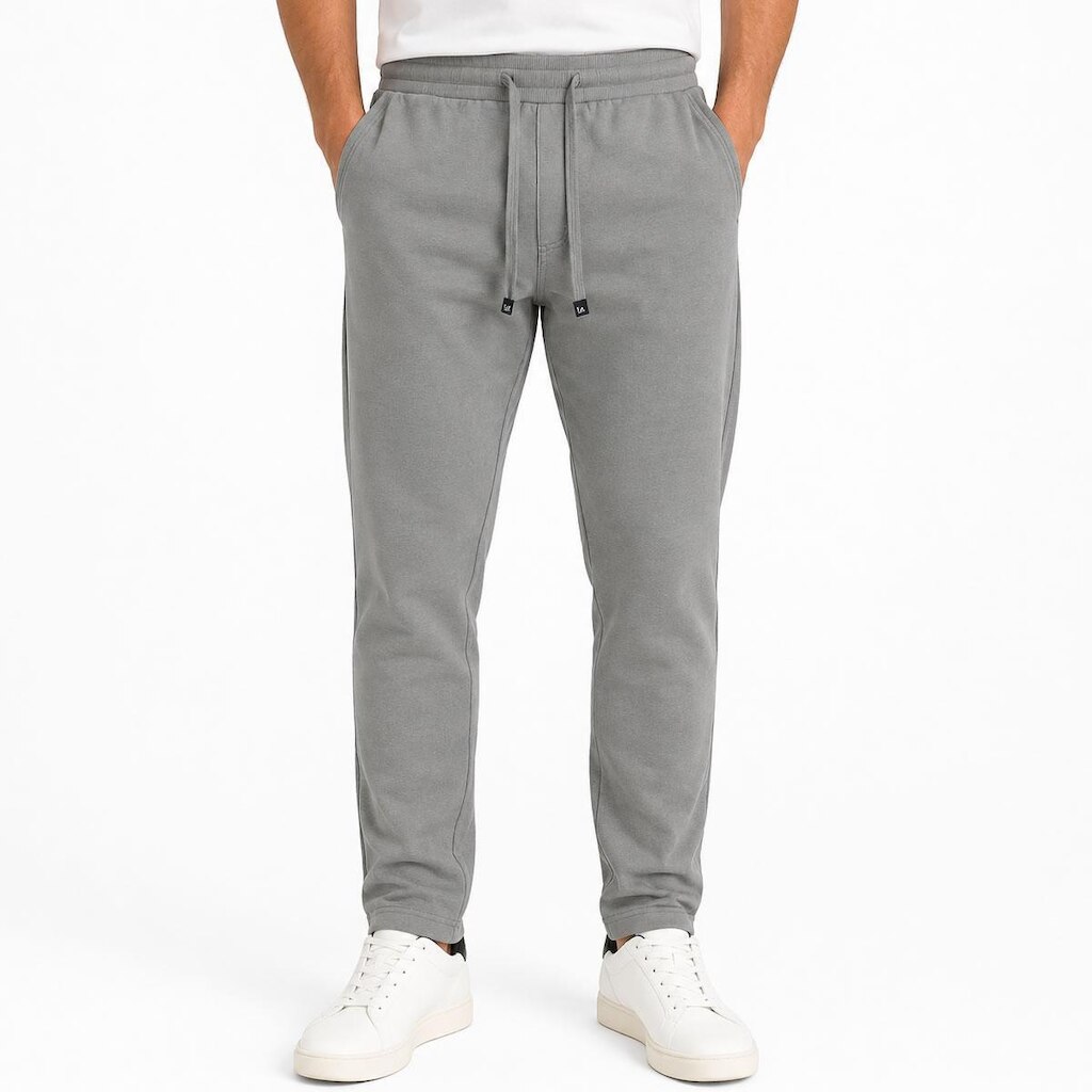 Calça Masculina Lado Avesso Moletom Verde Mineral - LH22