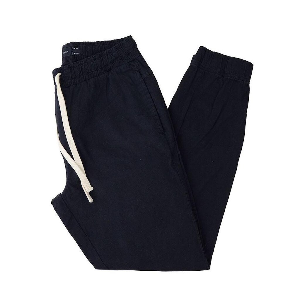 Calça Masculina Oyhan Sarja Jogger Preta - 41C91