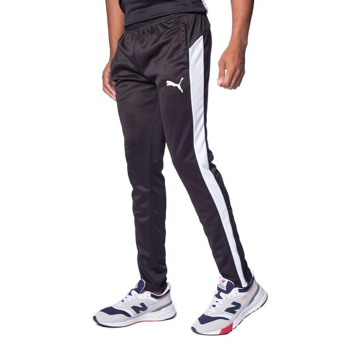 Calça Masculina Puma Active Tricot Preto Menor preço em Calça Masculina Puma Active Tricot Preto