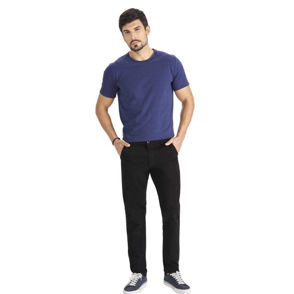 Calça Max Denim Fit Tradicional Masculina