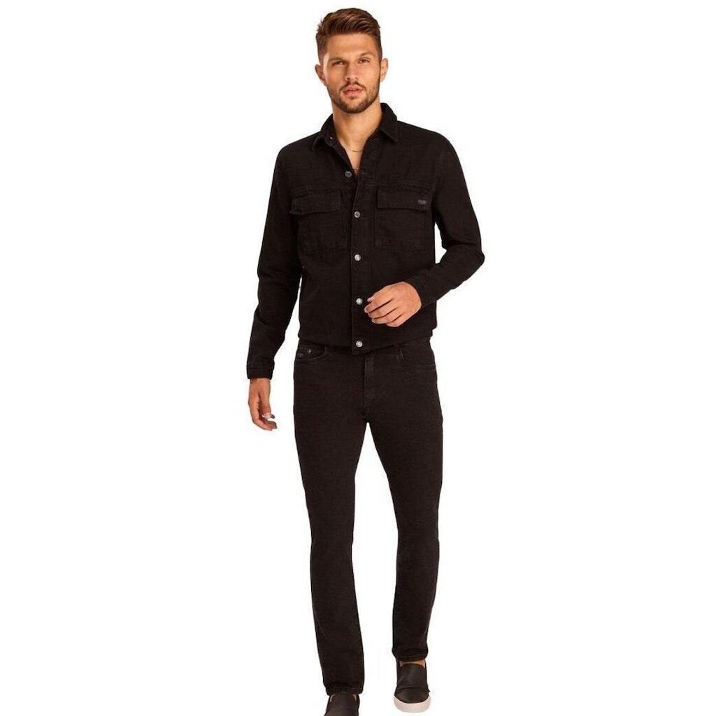 Calça Max Denim Reta Premium Masculina
