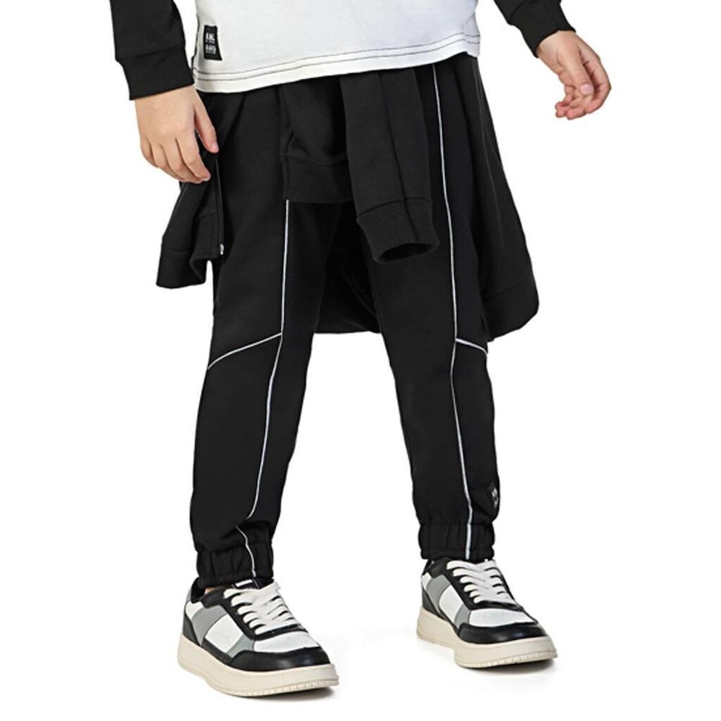 CALÇA MENINO BOY MOLETOM PRETO LAMON