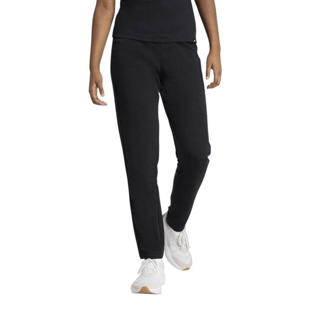 Calça Moletinho Adidas Essentials Big Linear Feminina - Preto G