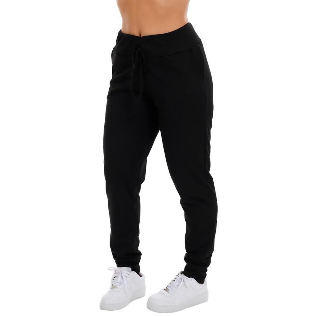 Calça Moletinho Com Bolso Frishop Jogger Feminina