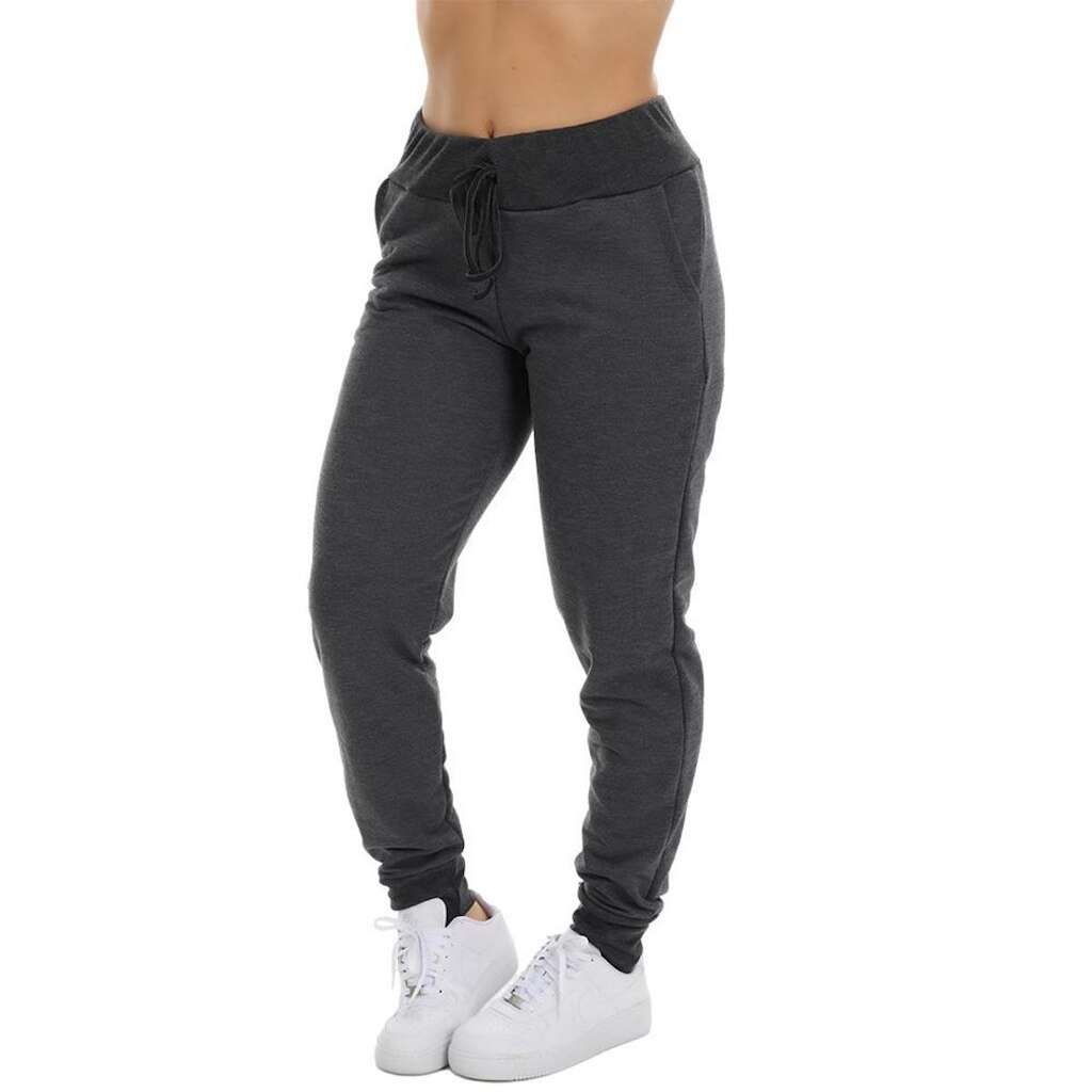 Calça Moletinho Com Bolso Frishop Jogger Feminina