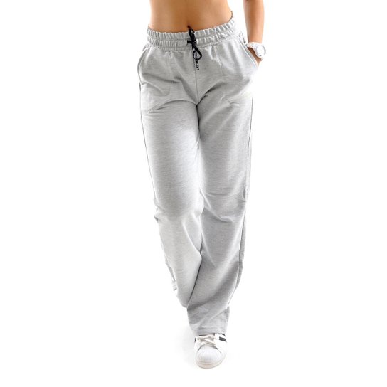 Calça Moletom Action Mama Latina Feminina - Mescla Menor preço em Calça Moletom Action Mama Latina Feminina - Mescla