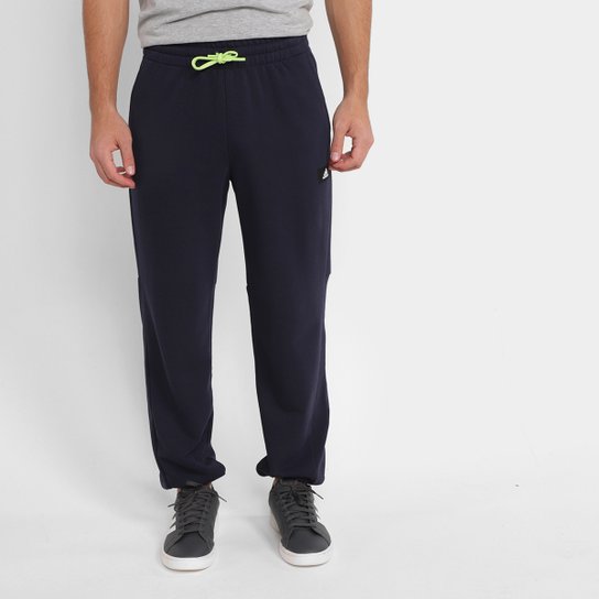 Calça Moletom Adidas Future Icon Masculina - Marinho Menor preço em Calça Moletom Adidas Future Icon Masculina - Marinho