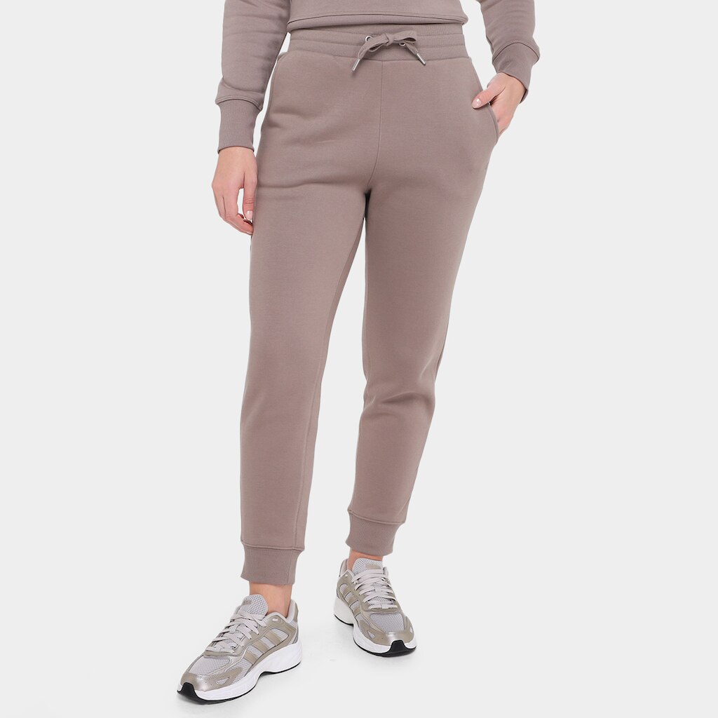 Calça Moletom Calvin Klein Logo Issue Feminina