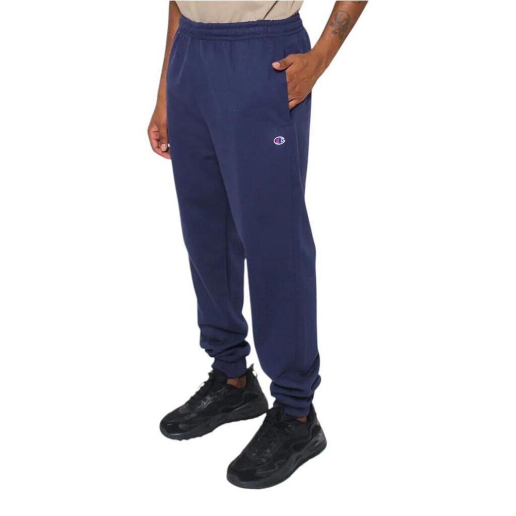 Calça Moletom Champion Elástico Masculino Preto