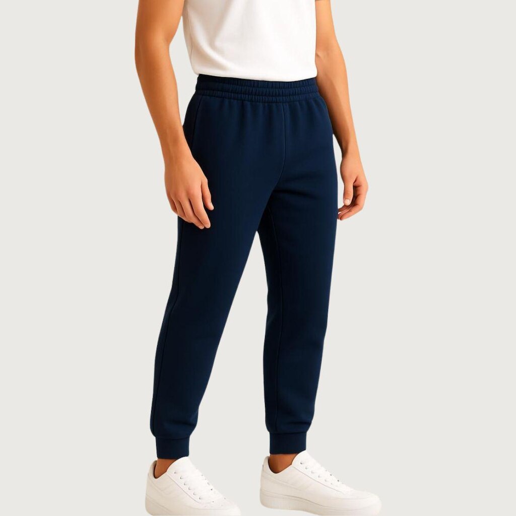 Calça Moletom Com Punho Masculina Conforto e Estilo para o Dia a Dia