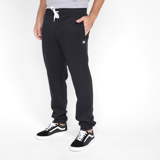 Calça Moletom Dc Shoes Riot 2 Sweatpant Masculina - Preto Menor preço em Calça Moletom Dc Shoes Riot 2 Sweatpant Masculina - Preto