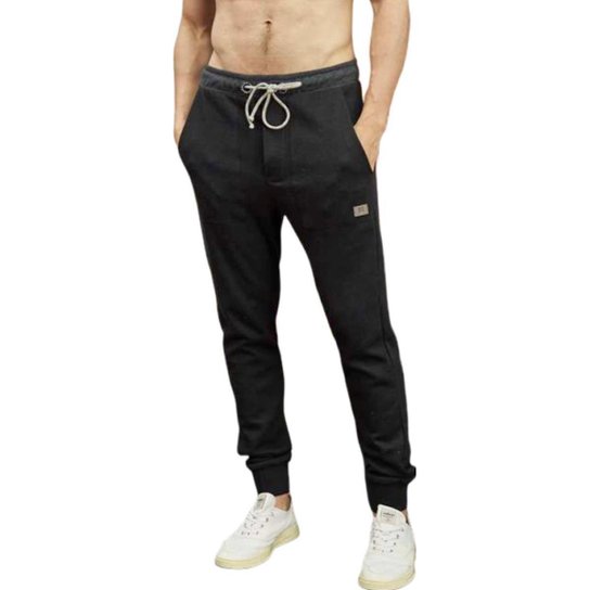 Calça Moletom e Mescla Colcci - Incolor+Preto Menor preço em Calça Moletom e Mescla Colcci - Incolor+Preto