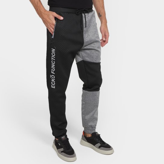 Calça Moletom Ecko Estampada Masculina - Mescla Menor preço em Calça Moletom Ecko Estampada Masculina - Mescla