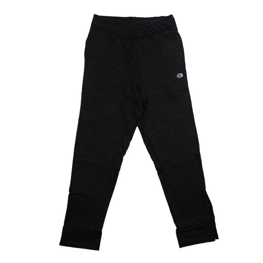 Calça Moletom Felpado Champion C/ Ziper C Patch Logo