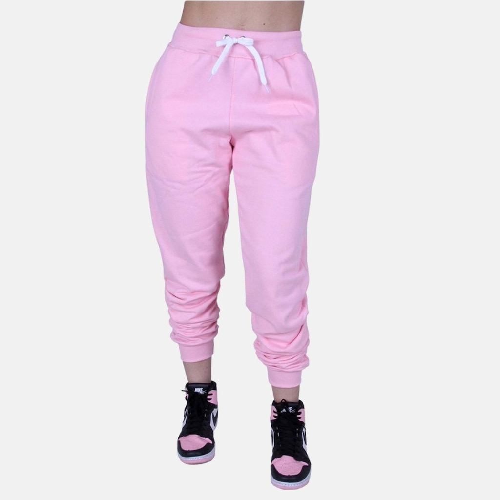 Calça Moletom Feminina Jogging Flanelada Calca Moleton Jogger