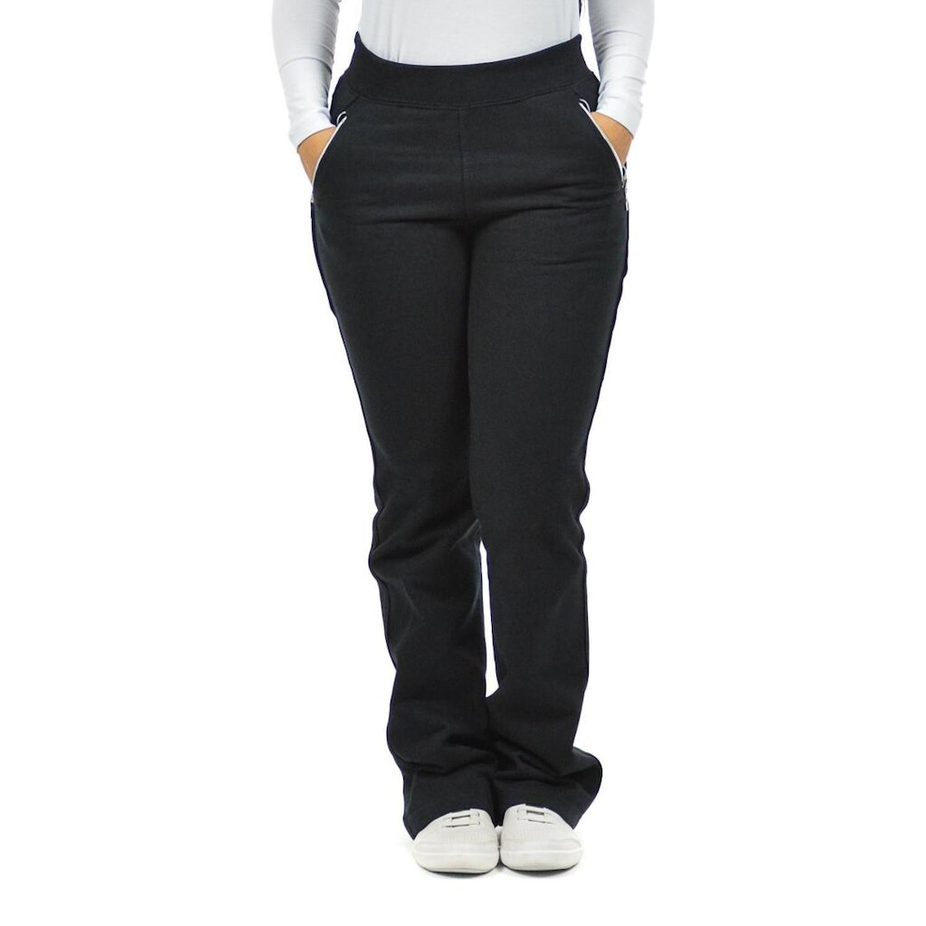 Calça moletom flanelado chic fenomenal Preto M