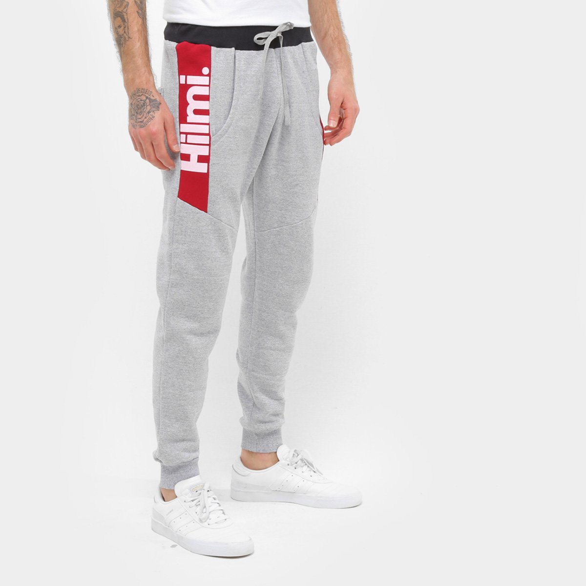 calça moletom estampada masculina