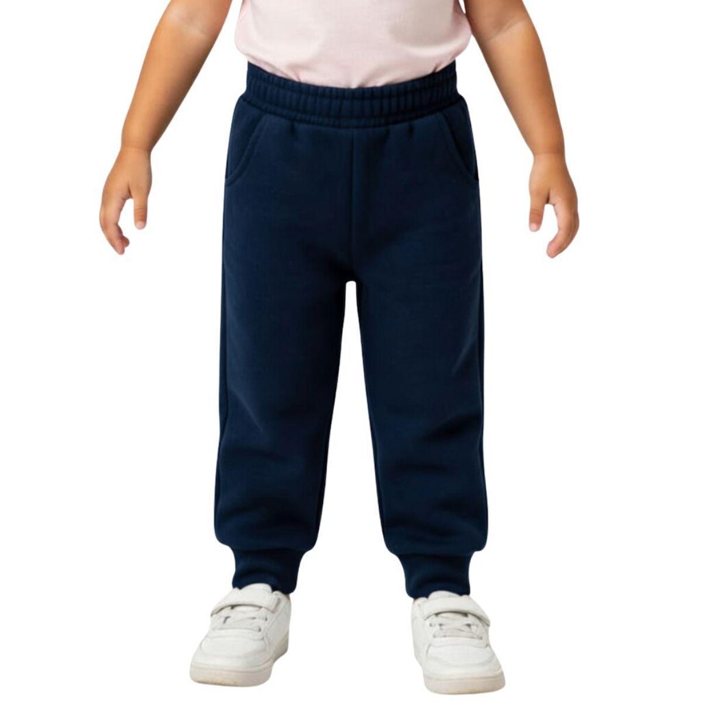 Calça Moletom Infantil Bebê Unissex Lisa Kyly