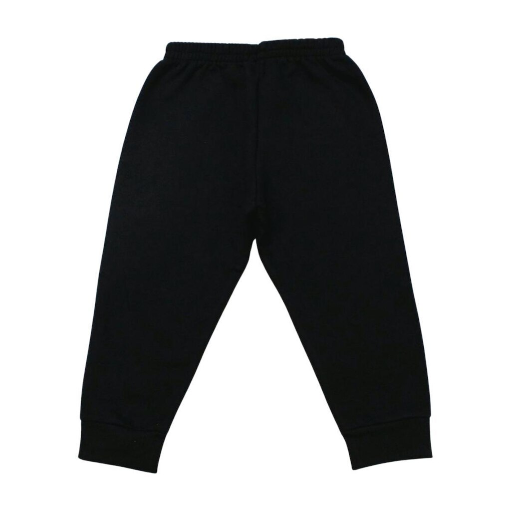 Calça Moletom Infantil Flanelada Lisa com Punho 1 ao 3 Kyly