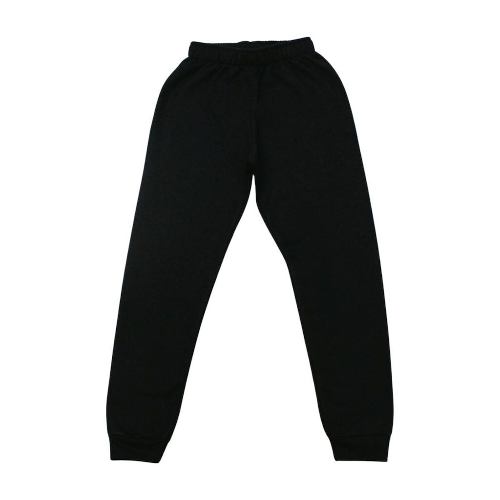 Calça Moletom Infantil Flanelada Lisa Com Punho 4 ao 8 Kyly