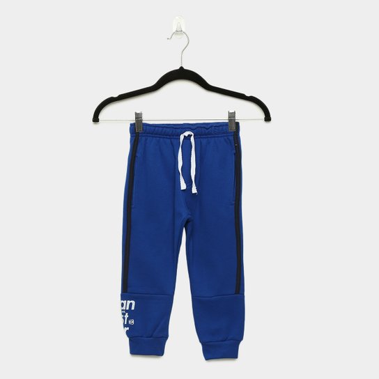 Calça Moletom Infantil Gangster Masculina Azul Netshoes
