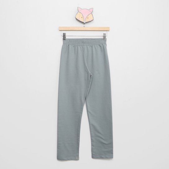 Calça Moletom Infantil Hering Básica Menino - Cinza Menor preço em Calça Moletom Infantil Hering Básica Menino - Cinza