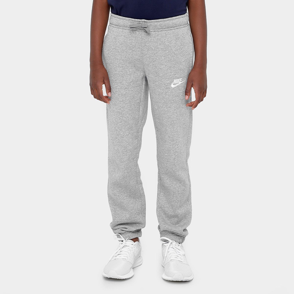 Calça Moletom Moletom Nike Cinza Masculino Calça Moletom Cinza