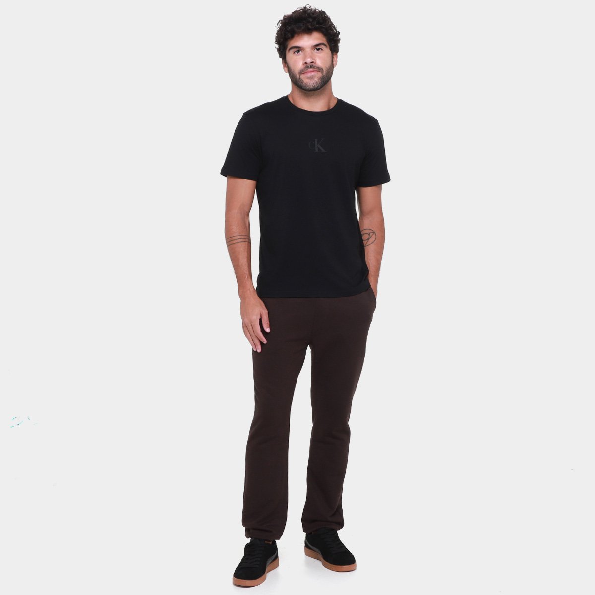 Calça Moletom  Jogger Calvin Klein Mini Graphic Masculina - 3