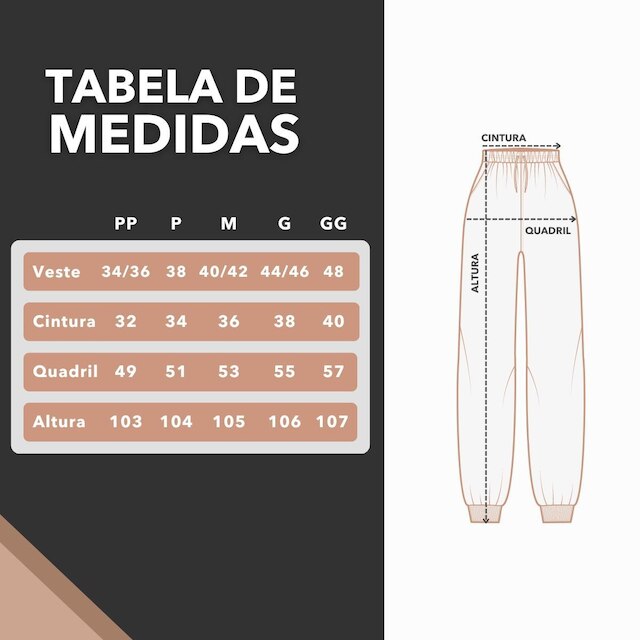 Calça Moletom Jogger Feminina