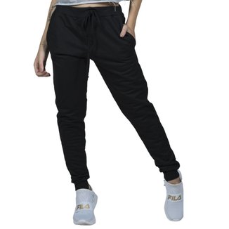 Calça Moletom Jogger Serra e Mar Modas Roupa Para Frio Flanelado Inverno Moda Casual Feminina