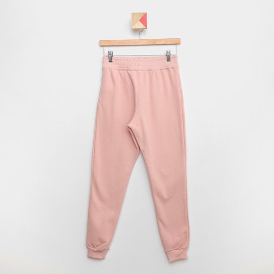 Calça Moletom Juvenil Nicoboco Marietas Feminina - Rosa Menor preço em Calça Moletom Juvenil Nicoboco Marietas Feminina - Rosa
