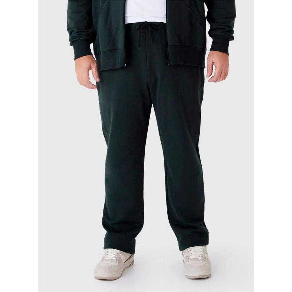Calça Moletom Malwee 1000094113 Masculina Plus Size Flanelada T. G1/G3