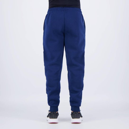 Calça Moletom Manchester City Escudo Marinho