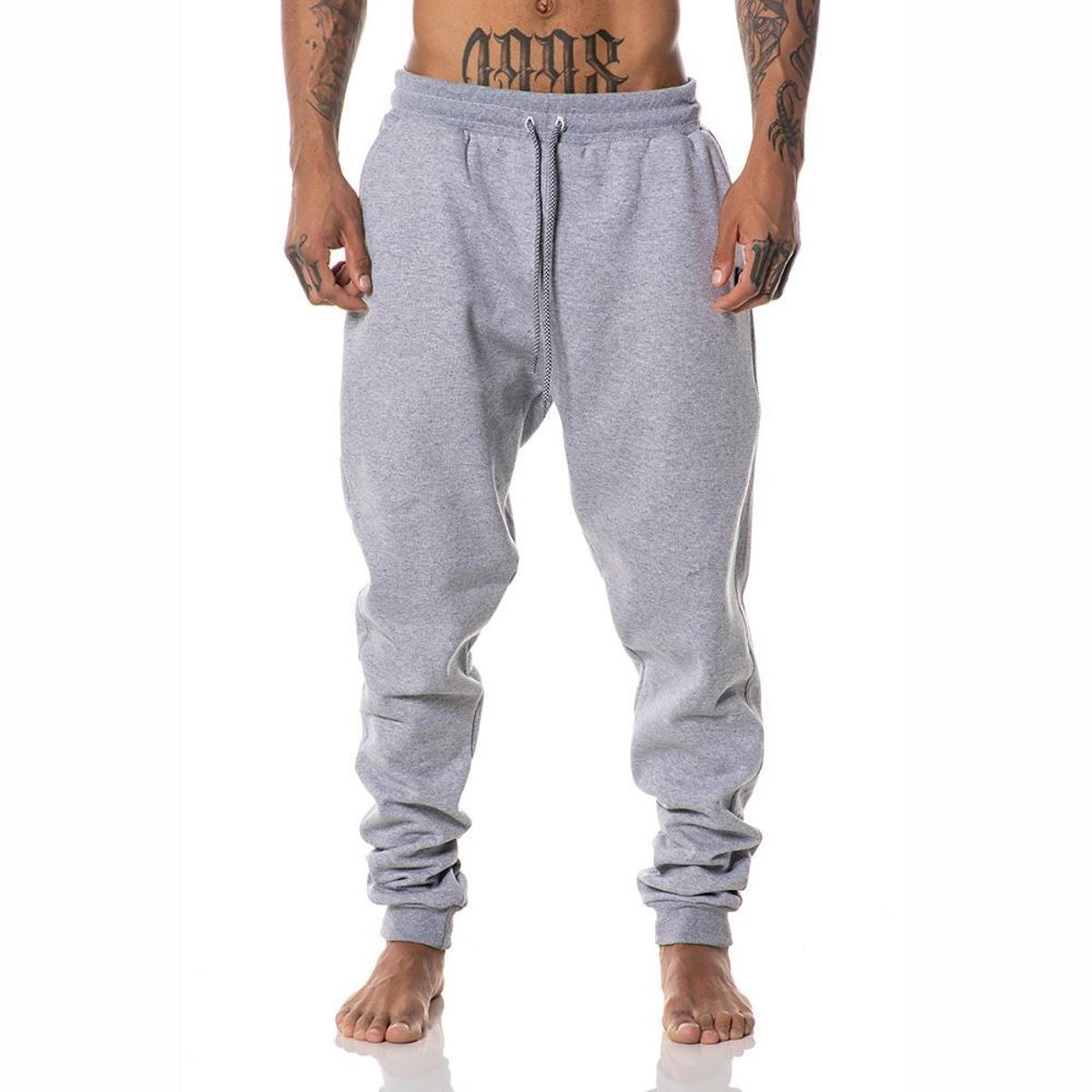 Calça Moletom Masculina Jogger Cargo Moda Larga Bolsos Menor preço em Calça Moletom Masculina Jogger Cargo Moda Larga Bolsos