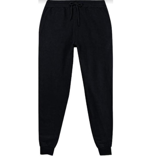 Calça moletom masculina jogger Malwee - Preto Menor preço em Calça moletom masculina jogger Malwee - Preto