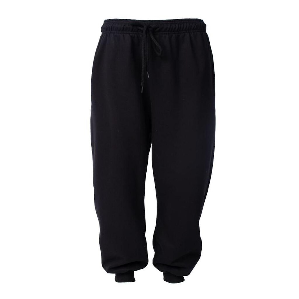 Calça Moletom Masculina Over Surf Plus Size Punho Preto