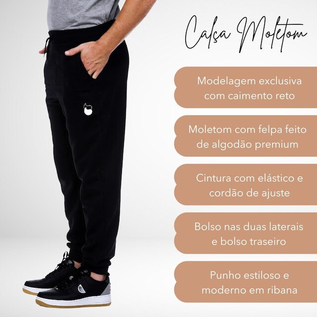 Calça Moletom Masculina