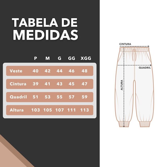 Calça Moletom Masculina