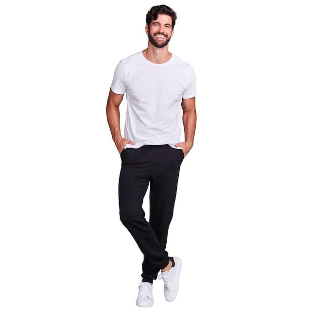 Calça Moletom Masculino Jogger Slim