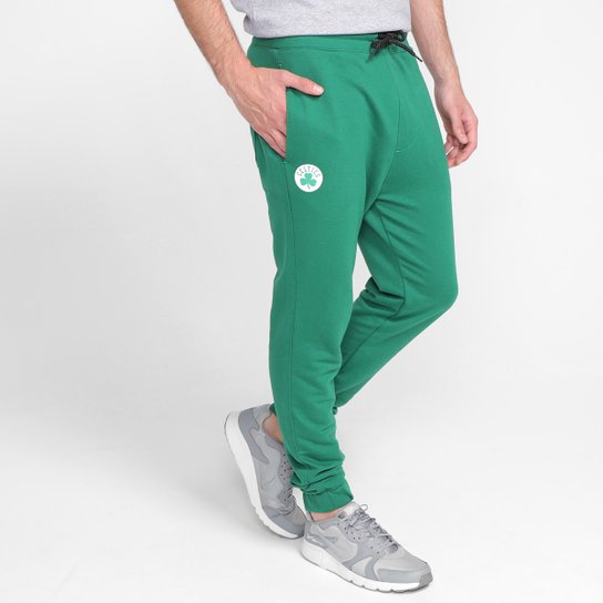 Calça Moletom NBA Boston Celtics Masculina - Verde Menor preço em Calça Moletom NBA Boston Celtics Masculina - Verde