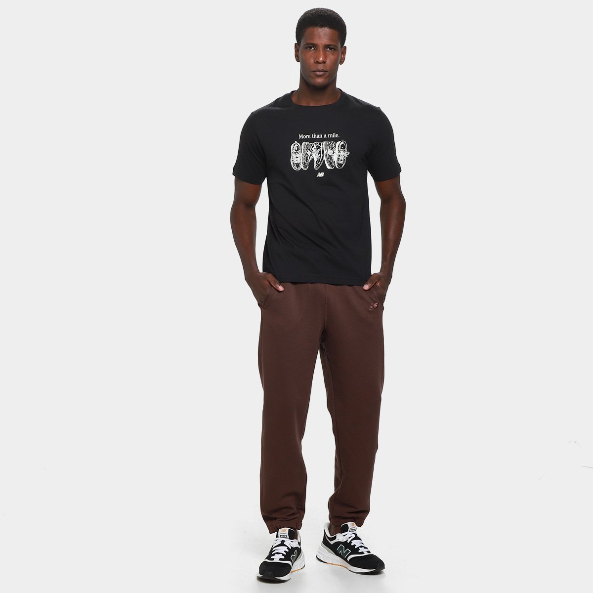Calça Moletom New Balance Athletics Masculina - 3
