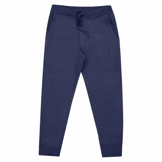 Calça Moletom Ogochi Infantil Essencial Azul Marinho Azul+