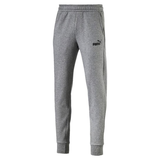 Calça Moletom Puma Ess+ Slim Masculina - Cinza Menor preço em Calça Moletom Puma Ess+ Slim Masculina - Cinza