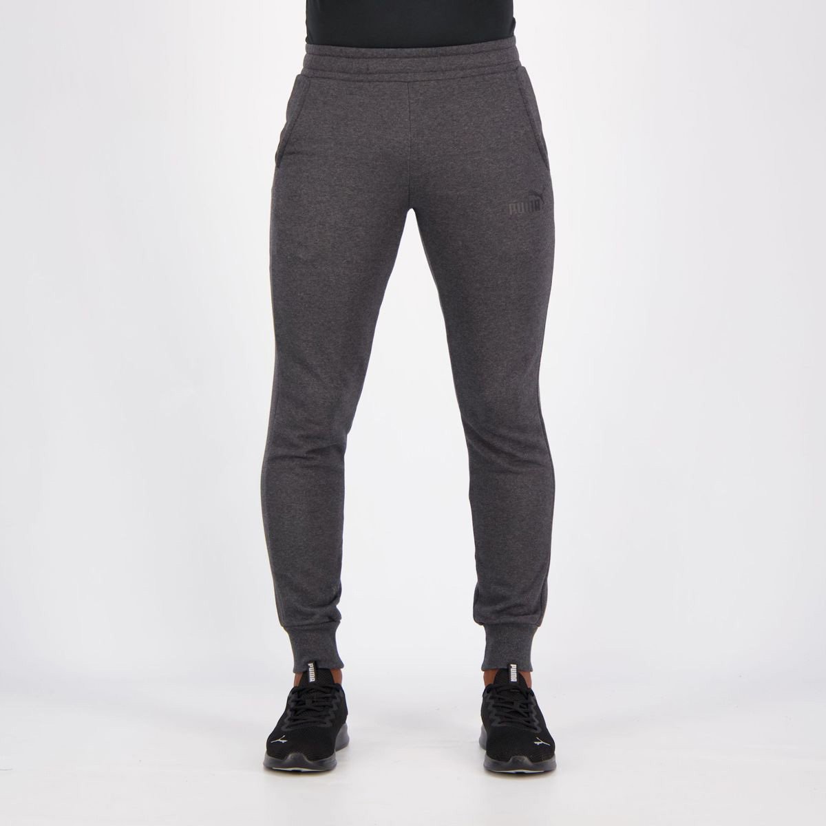 Calça Moletom Puma Ess+ Slim Masculina Grafite Netshoes