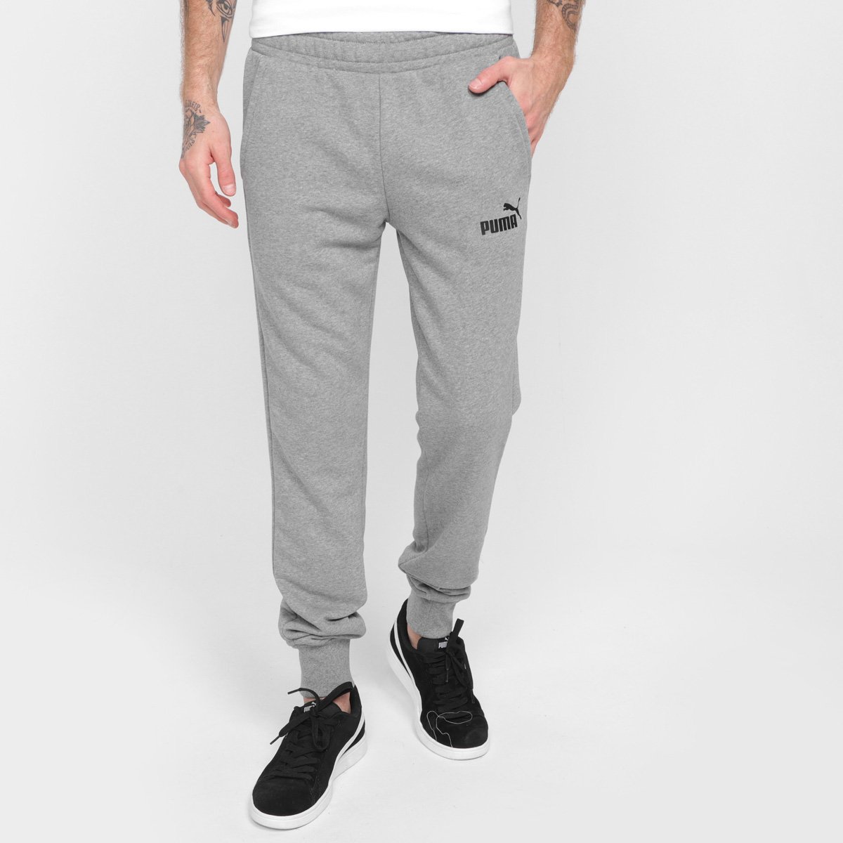 Calça Moletom Puma Essential Slim Tr Masculina é ruim? Calça Moletom Puma Essential Slim Tr Masculina é boa?